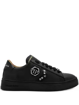 Philipp Plein: Чёрные кроссовки 