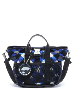 CHANEL Pre-Owned: Голубая сумка-шоппер 