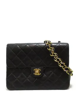 CHANEL Pre-Owned: Чёрная сумка 