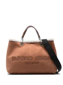 Emporio Armani: Коричневая сумка 