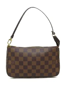 Louis Vuitton Pre-Owned: Коричневый клатч 