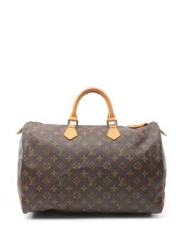 Louis Vuitton Pre-Owned: Коричневая сумка-шоппер 