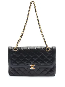 CHANEL Pre-Owned: Чёрная сумка 