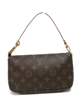 Louis Vuitton Pre-Owned: Коричневый клатч 