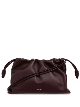 LOEWE: Бордовая сумка  Flamenco