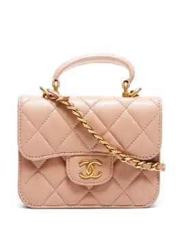 CHANEL Pre-Owned: Розовая сумка 