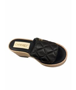CHANEL: Шлёпанцы 