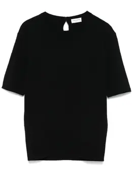 Saint Laurent: Футболка из шерсти 