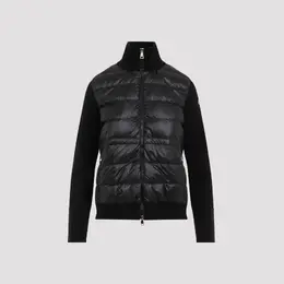 Moncler: Чёрный кардиган 