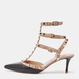 Valentino: Чёрные туфли  Rockstud