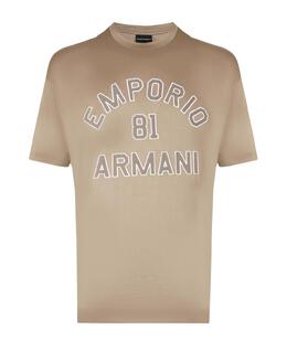 EMPORIO ARMANI: Футболка с принтом 