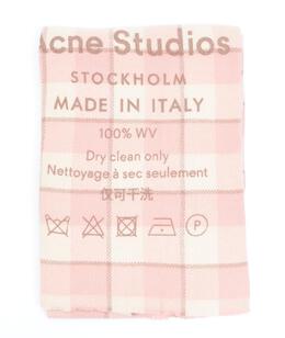 ACNE STUDIOS: Розовый шарф 