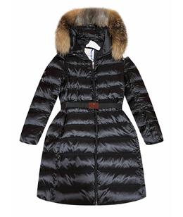 MONCLER: Чёрный пуховик 