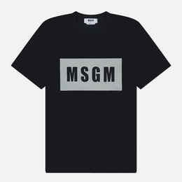 MSGM: Футболка  Box с принтом