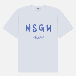 MSGM: Белая футболка 