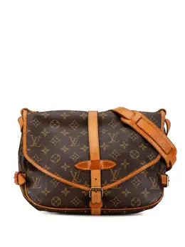 Louis Vuitton Pre-Owned: Коричневая сумка через плечо 