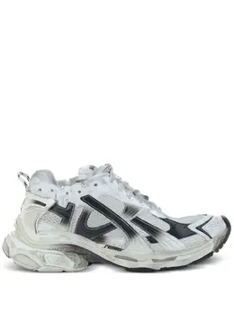 Balenciaga: Белые кроссовки  Runner