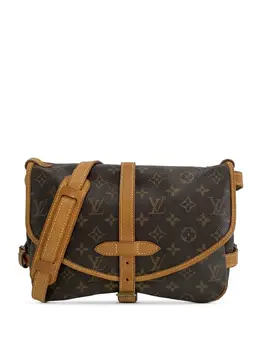 Louis Vuitton Pre-Owned: Коричневая сумка через плечо 