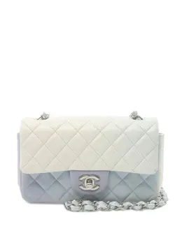 CHANEL Pre-Owned: Белая сумка через плечо 