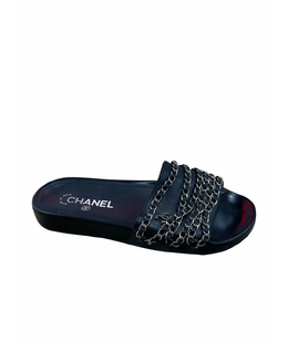 CHANEL: Шлёпанцы 