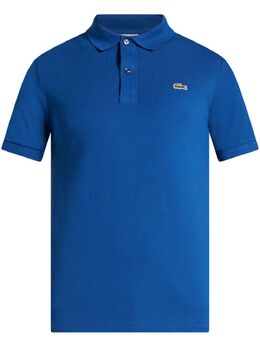 Lacoste: Голубое поло 