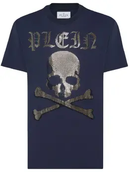 Philipp Plein: Синяя футболка  Skull