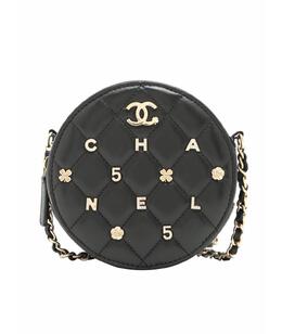 CHANEL: Чёрный клатч 