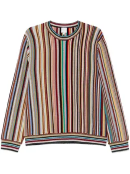 Paul Smith: Свитер  Signature Stripe в полоску