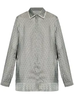 Golden Goose: Рубашка с растительным принтом 