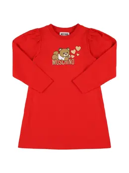 MOSCHINO: Хлопковое платье 