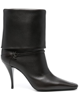 Saint Laurent: Коричневые ботинки 