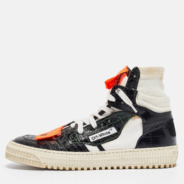 Off-White: Чёрные кроссовки  Off Court