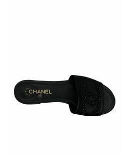 CHANEL: Шлёпанцы 