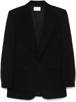 Saint Laurent: Чёрный жакет 