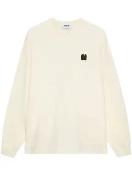 MSGM: Белая футболка 