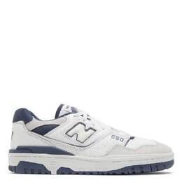 New Balance: Белые кроссовки  550