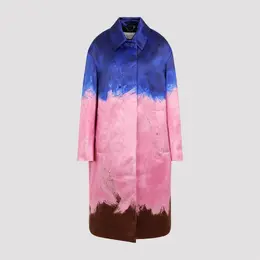 Dries Van Noten: Голубое пальто 