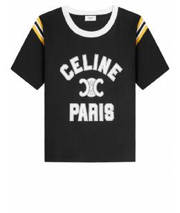 CELINE: Футболка 