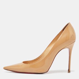 Christian Louboutin: Бежевые туфли 