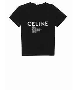 CELINE: Чёрная футболка 