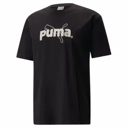 PUMA: Чёрная футболка 