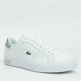 LACOSTE: Белые кеды 