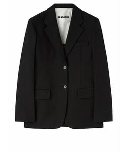 JIL SANDER: Чёрный жакет 