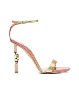 AQUAZZURA: Розовые босоножки 