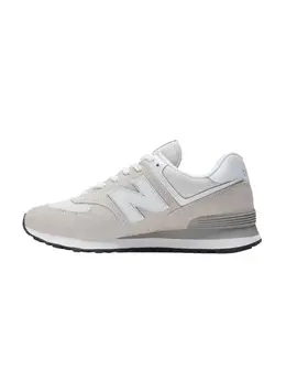 New Balance: Серые кроссовки  574