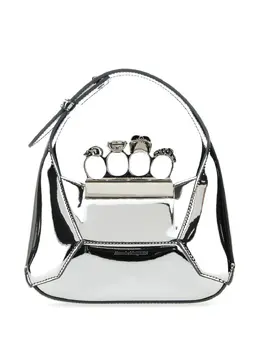Alexander McQueen: Серебристая сумка  Jewelled