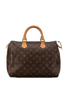 Louis Vuitton Pre-Owned: Коричневая сумка 