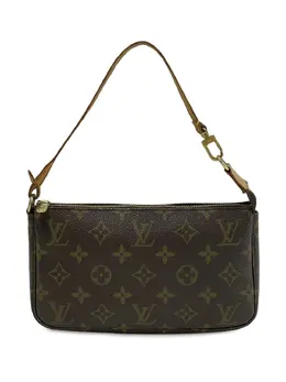 Louis Vuitton Pre-Owned: Коричневая сумка 