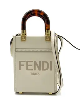 Fendi Pre-Owned: Белая сумка-шоппер 