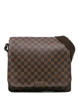 Louis Vuitton Pre-Owned: Коричневая сумка через плечо 